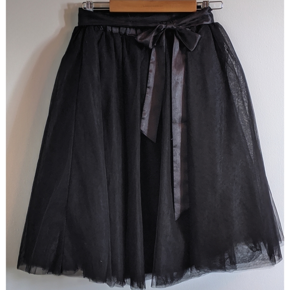 Black Tulle Skirt